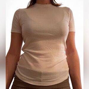 Jacquemus size large (fits medium) white cotton t-shirt #luxuryfashion